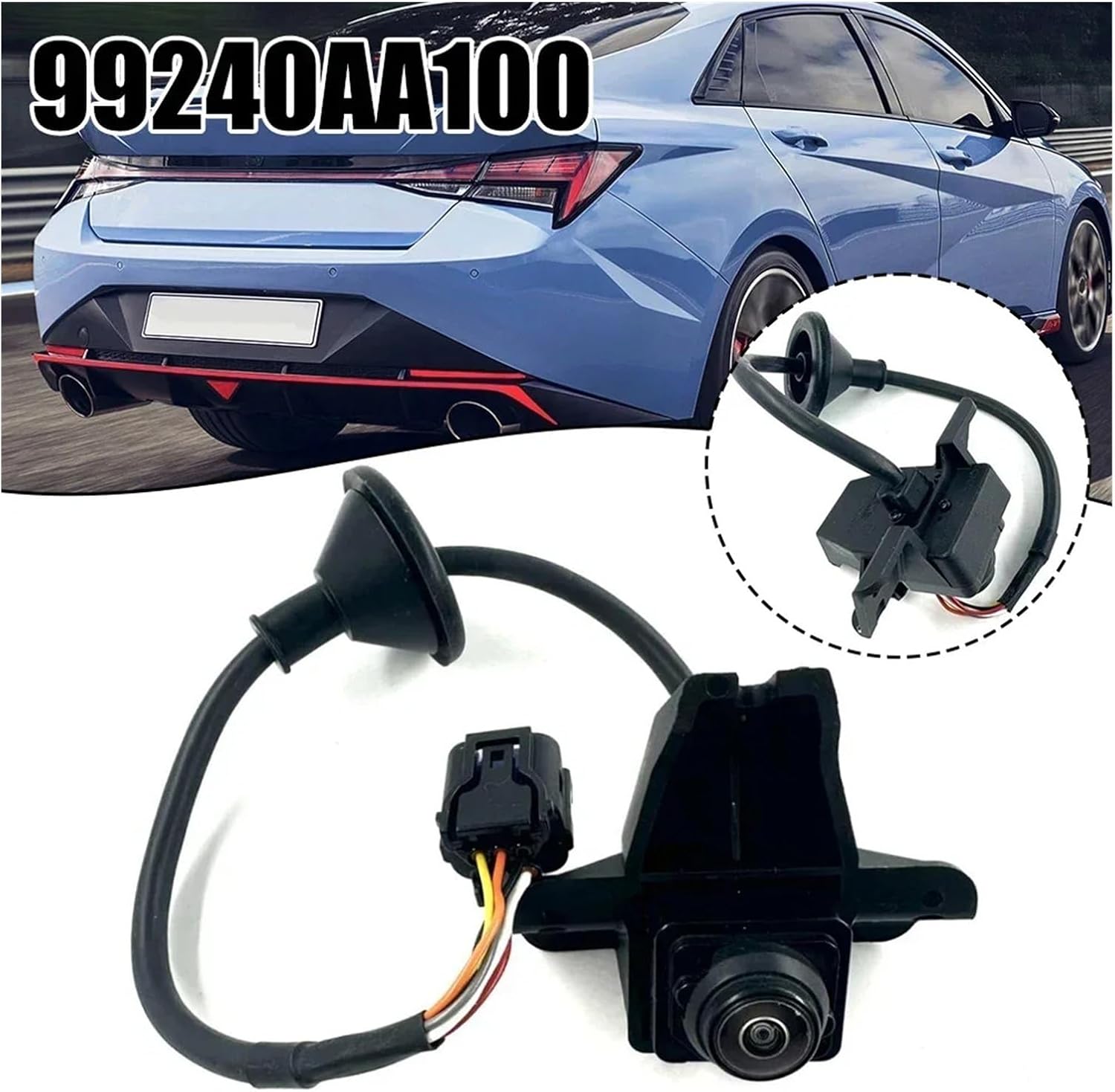 車のリアビューバックアップアシストカメラヒュンダイエラントラ 2021-2023 【アシスト】 99240AA100 自動リアビュー