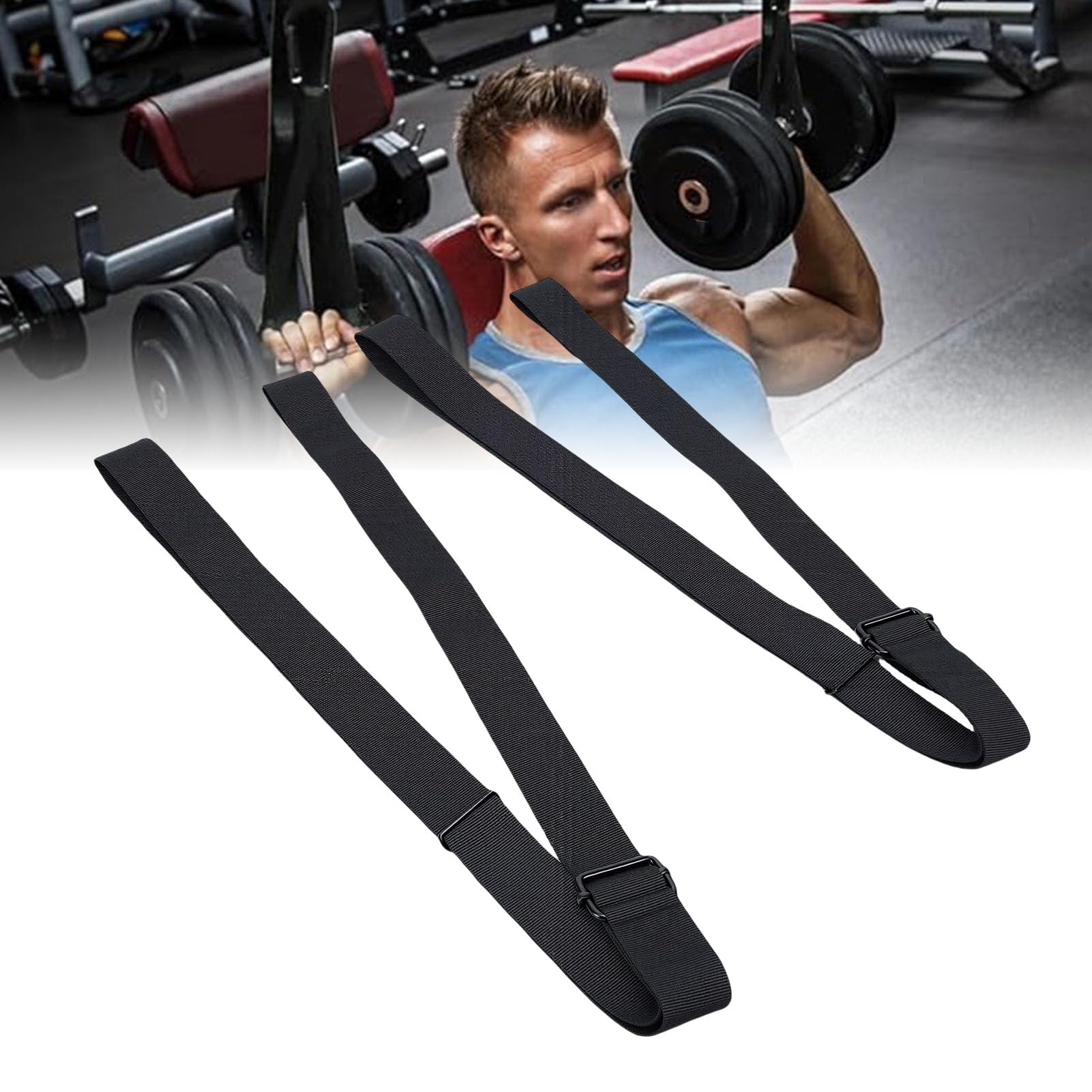 Amazon.com : Drfeify Dumbbell Spotter Straps, 2-Pack Adjustable