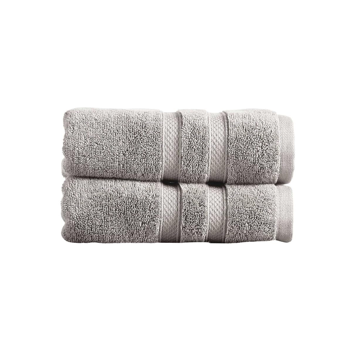 Christy Chroma Hand Towels Set, Dove Grey, 2 Hand Set