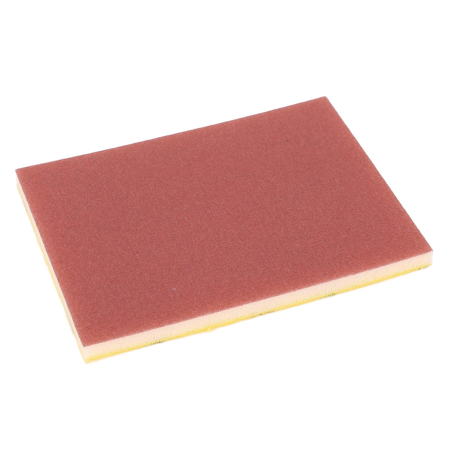 Cryfokt Esponja de Lijado, 100 Piezas de Esponja de Yeso Reutilizable Lavable de Grano 2000, Bloque de Lijado Abrasivo Fino con Respaldo de Terciopelo Suave para Alisado de Paredes de Metal de Muebles