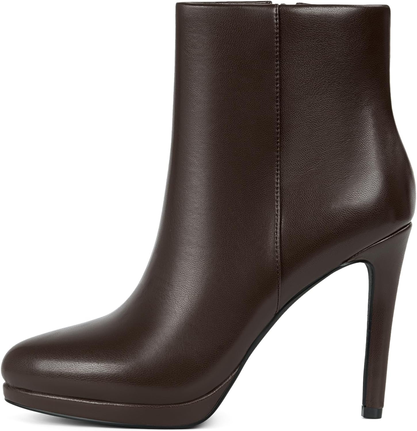 Modatope Ankle Boots for Women Round Toe Stiletto Heel Platform Booties image 4