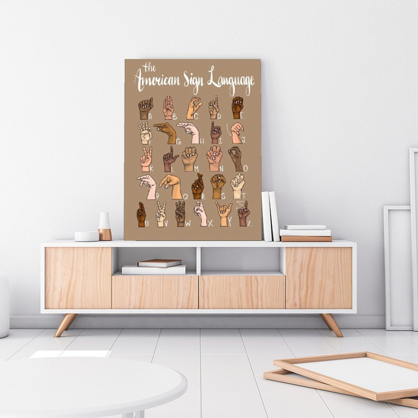 Amazon.com: American Sign Language ASL Posters Inclusive Sign