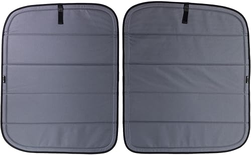 VanEssential Cubiertas opacas aisladas para ventana de puerta trasera diseñadas para Ford Transit Van de techo alto y medio año 2015 a corriente sin