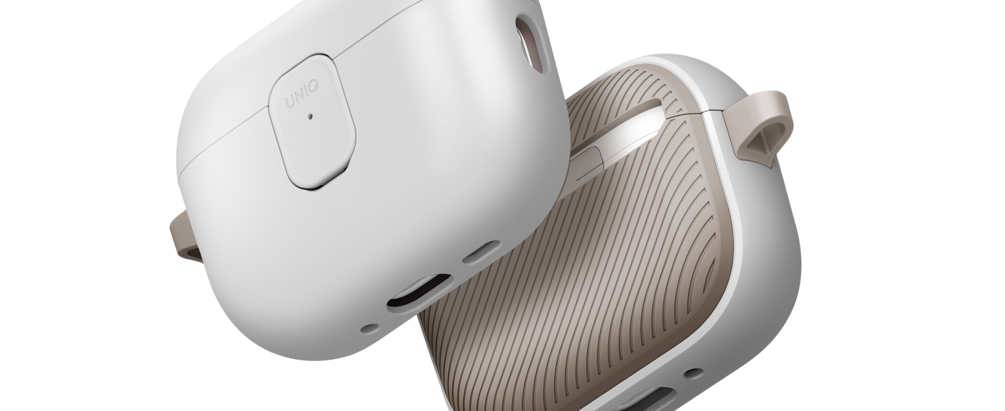 Amazon | 【UNIQ】AirPods Pro 3 ロック ケース 衝撃 吸収 保護