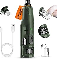 Vista 13 de Casfuy Molinillo de uñas para perro silencioso - (45db) Pulidora de uñas para mascotas de 6 velocidades con 2 luces LED para perros/gatos grandes