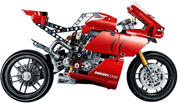 LEGO Technic: Ducati Panigale V4 R 42107 (646 Pieces) 2020 with Valinor Frustration-Free Packaging