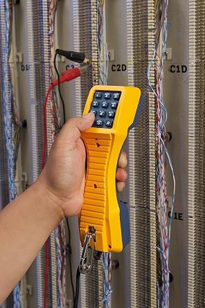 Fluke Networks 19800009 TS19 Telephone Test Set with Angled Bed-of-Nails Clips