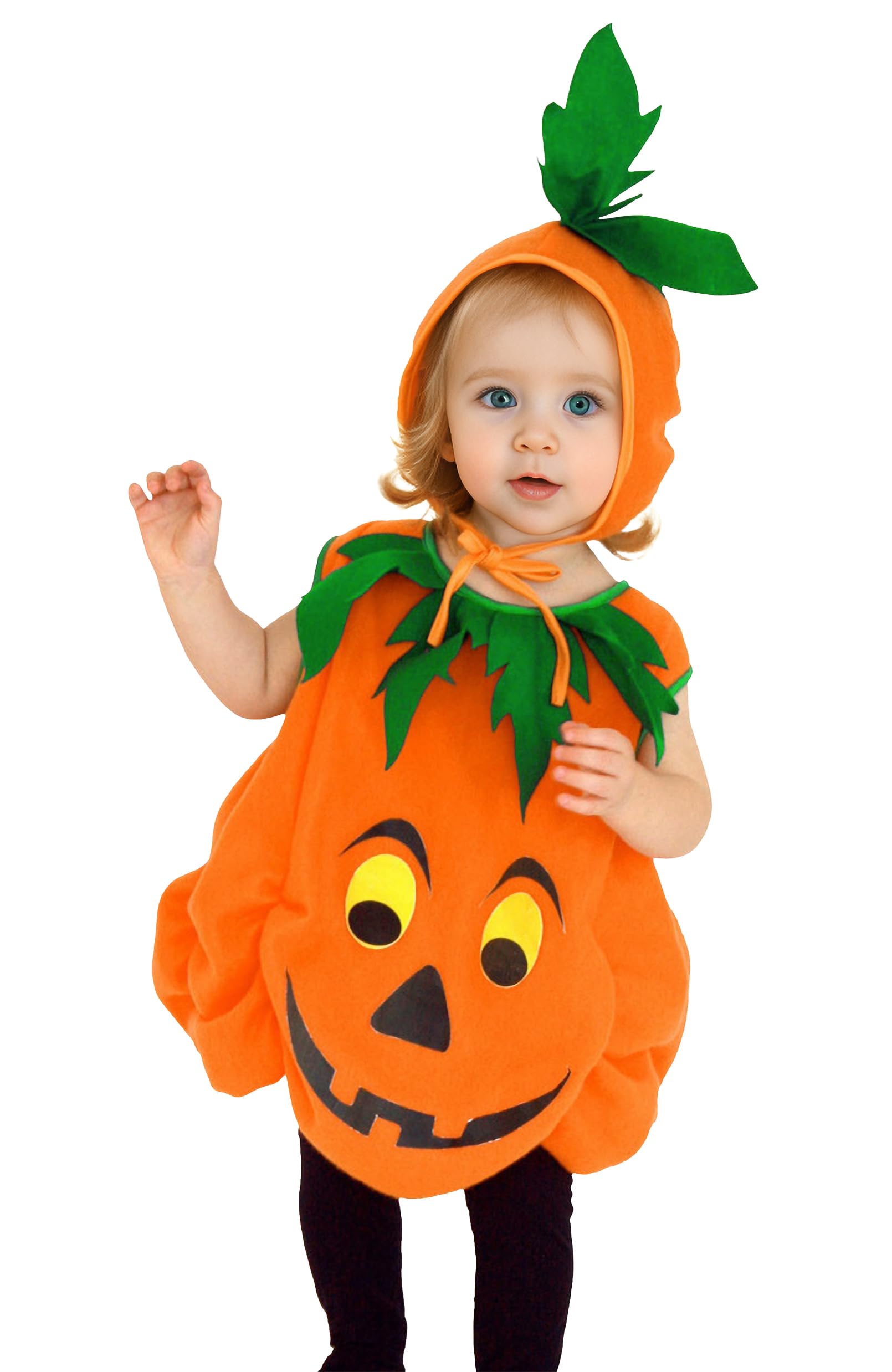 EOZY-Disfraz Halloween Bebe 3 a 6 Años,Disfraz de Calabaza para Niños Niñas Disfraces de Mono para Halloween Carnaval Navidad Fiesta Cosplay