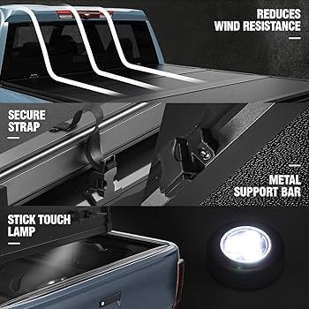 t@kページ Amazon.com: DNA MOTORING Truck Bed Top Hard Solid Tri-Fold