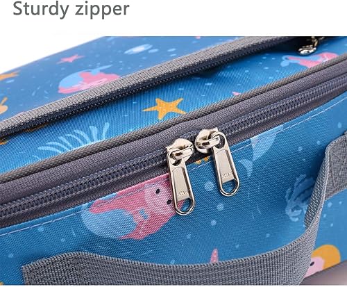 Miniatura 137 de FlowFly - FlowFly - Lonchera térmica para niños, minihielera suave para el regreso a clases, lonchera para niñas, niños, oso Oso,Negro -,negro con