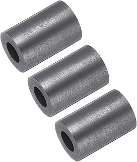 MECCANIXITY 3pcs Graphite Tube Graphite Stir Rod Stick Crucible Stir Stick 10mmx20mmx30mm for Stirring Liquid Metals,Melting,Casting
