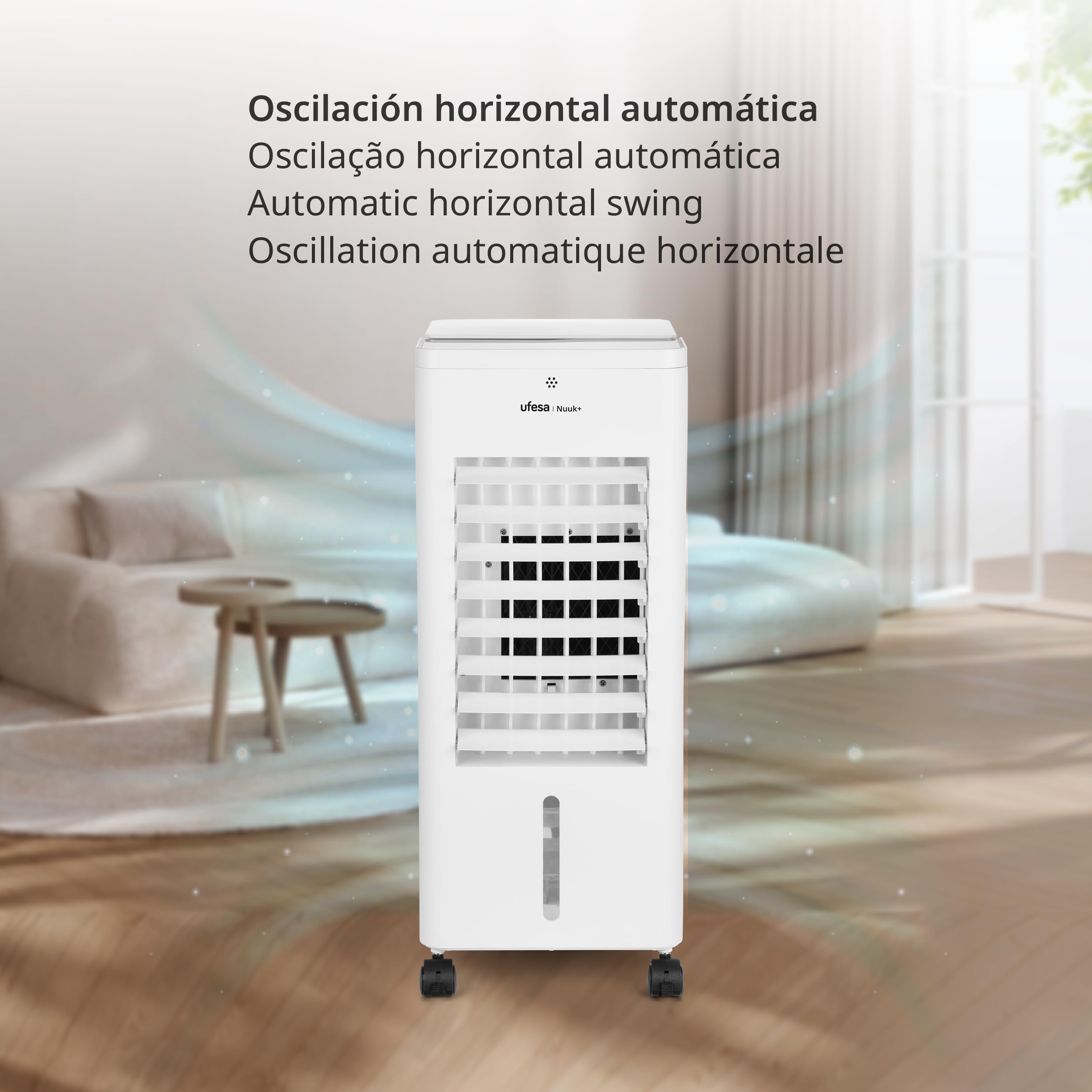 Ufesa CLN Verdampingskoeler, 65W, Koelfunctie, Ionisator en Ventilator