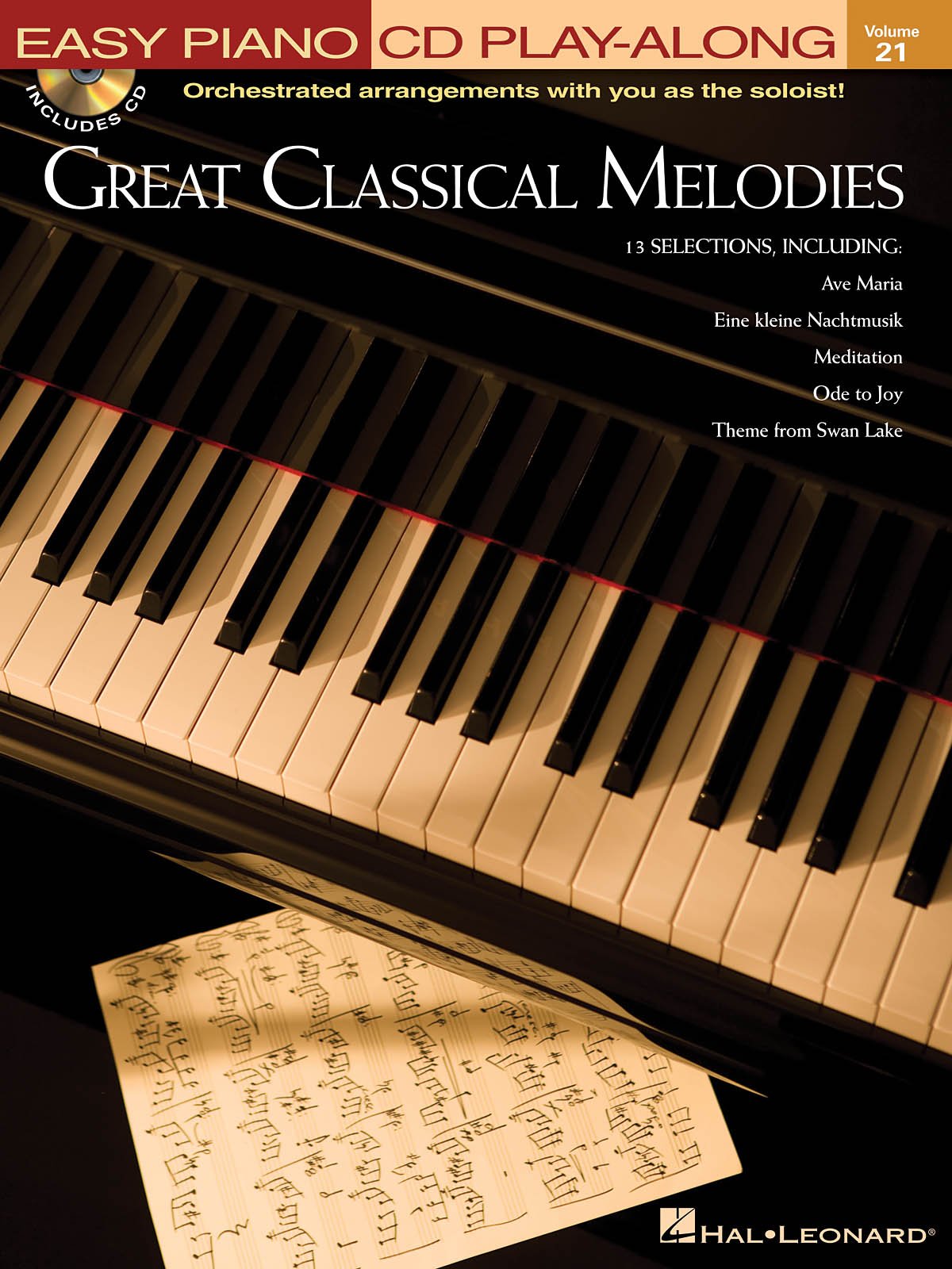 Great Classical Melodies: Easy Piano CD Play-Along Volume 21