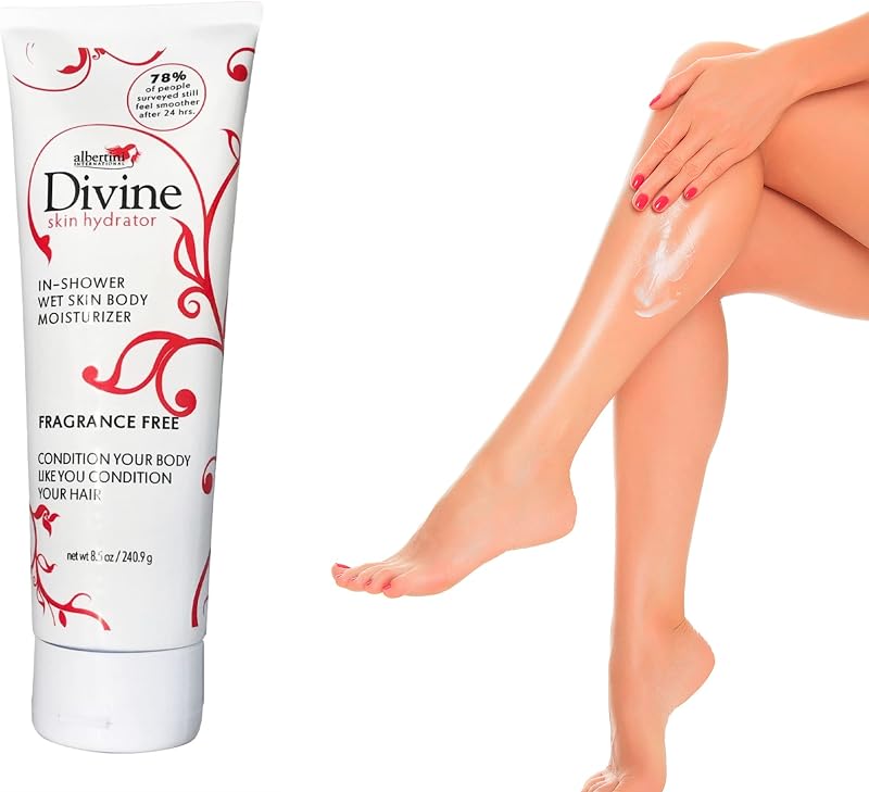 Albertini Divine Skin Hydrator Loção Corporal Hidratante para Uso no Banho Sem Fragrância 250 mL