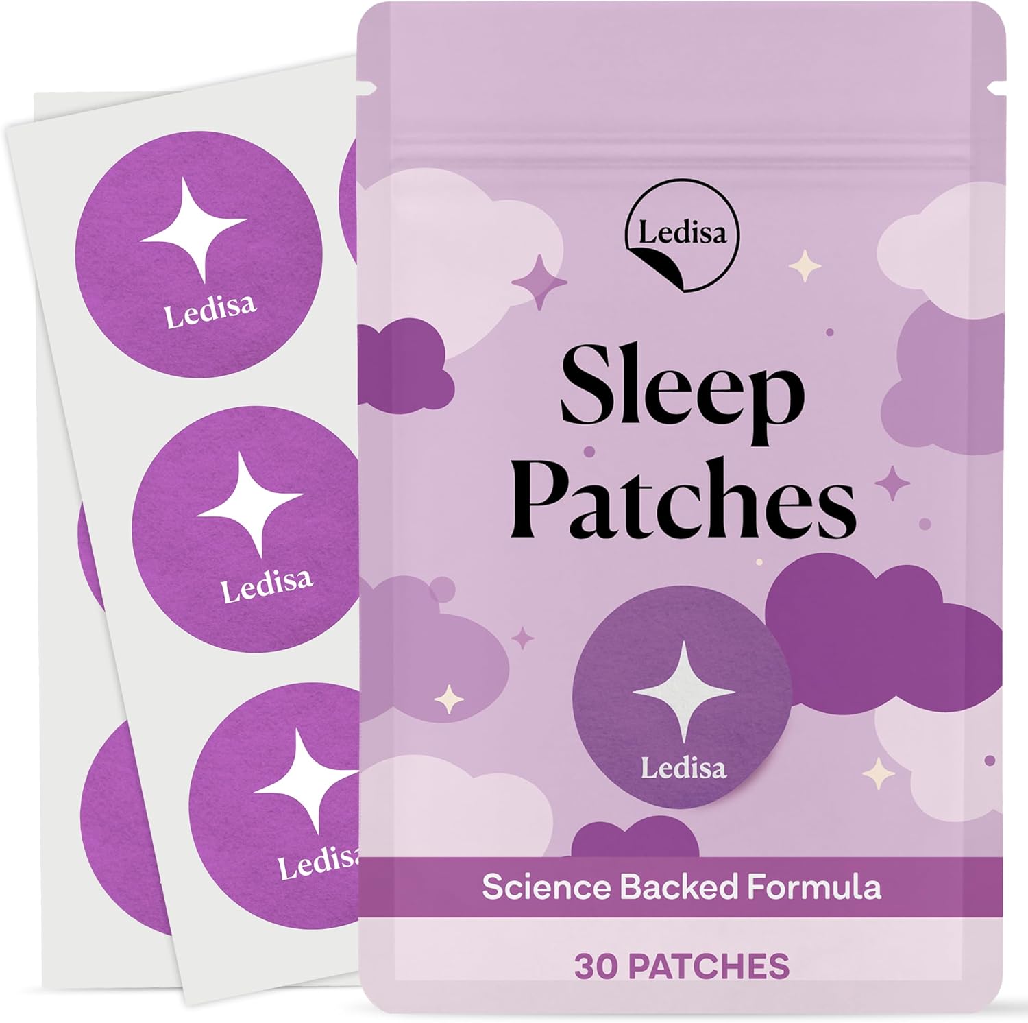 Sleep Patches for Adults | Easy-to-Apply Sleep Patch with Melatonin, Valerian Root, Magnesium & Hops | Relax & Wake Up Refreshed | for Men & Women | 30 Days Supply