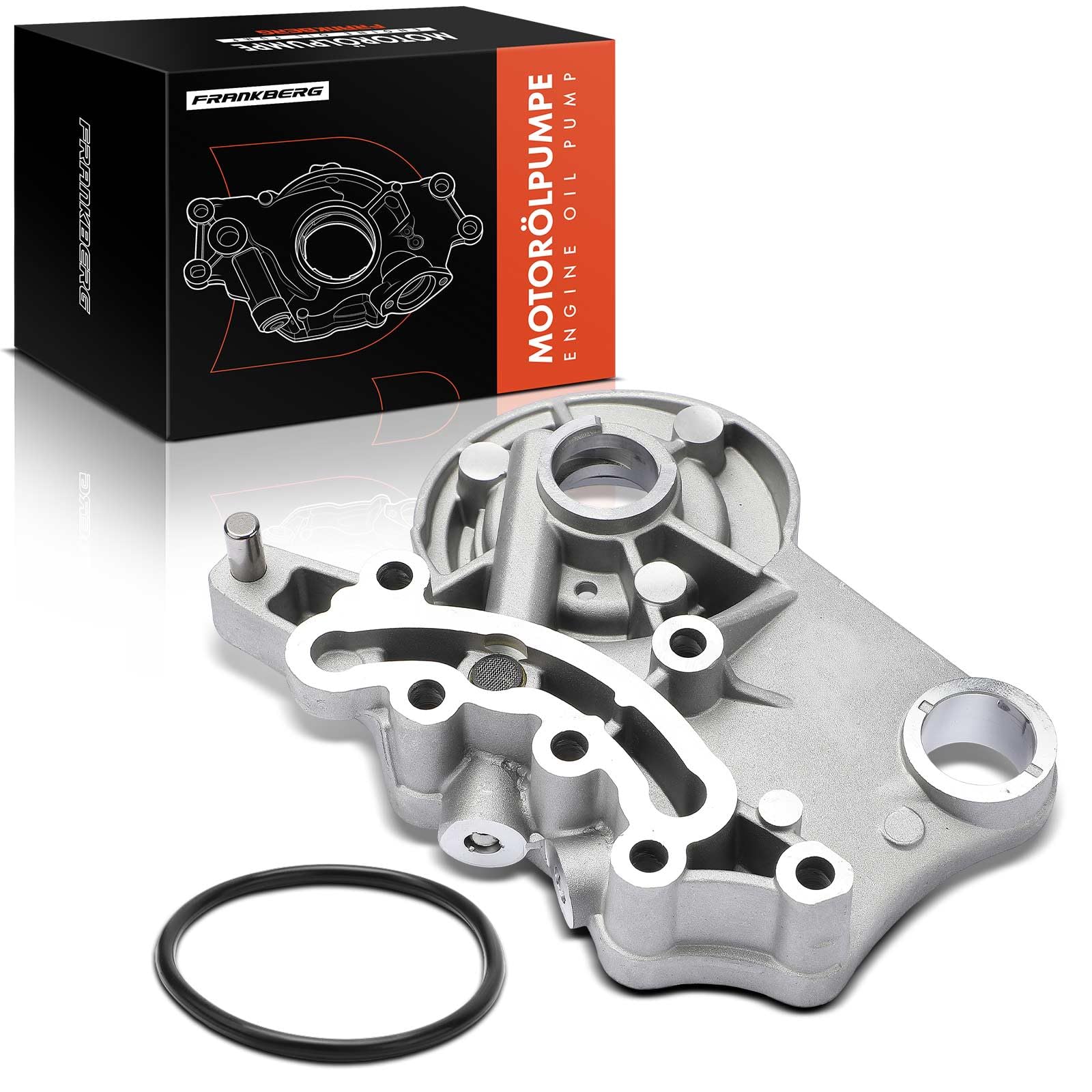Frankberg Bomba de aceite bomba de motor con anillo de sellado gasolina | 06H103144J; Compatible con: Altea XL 5P5 5P8, A1 Sportback 8XA 8XF, CC 358, O.c.t.a.v.i.a II 1Z3, Escarabajo 5C1 5C2
