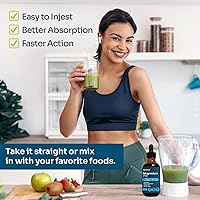 Vista 7 de Magnesium Complex Plus Gotas líquidas de 4 onzas líquidas – Citrato de magnesio avanzado, glicinato, L-treonato con vitaminas B6, D, C suplemento