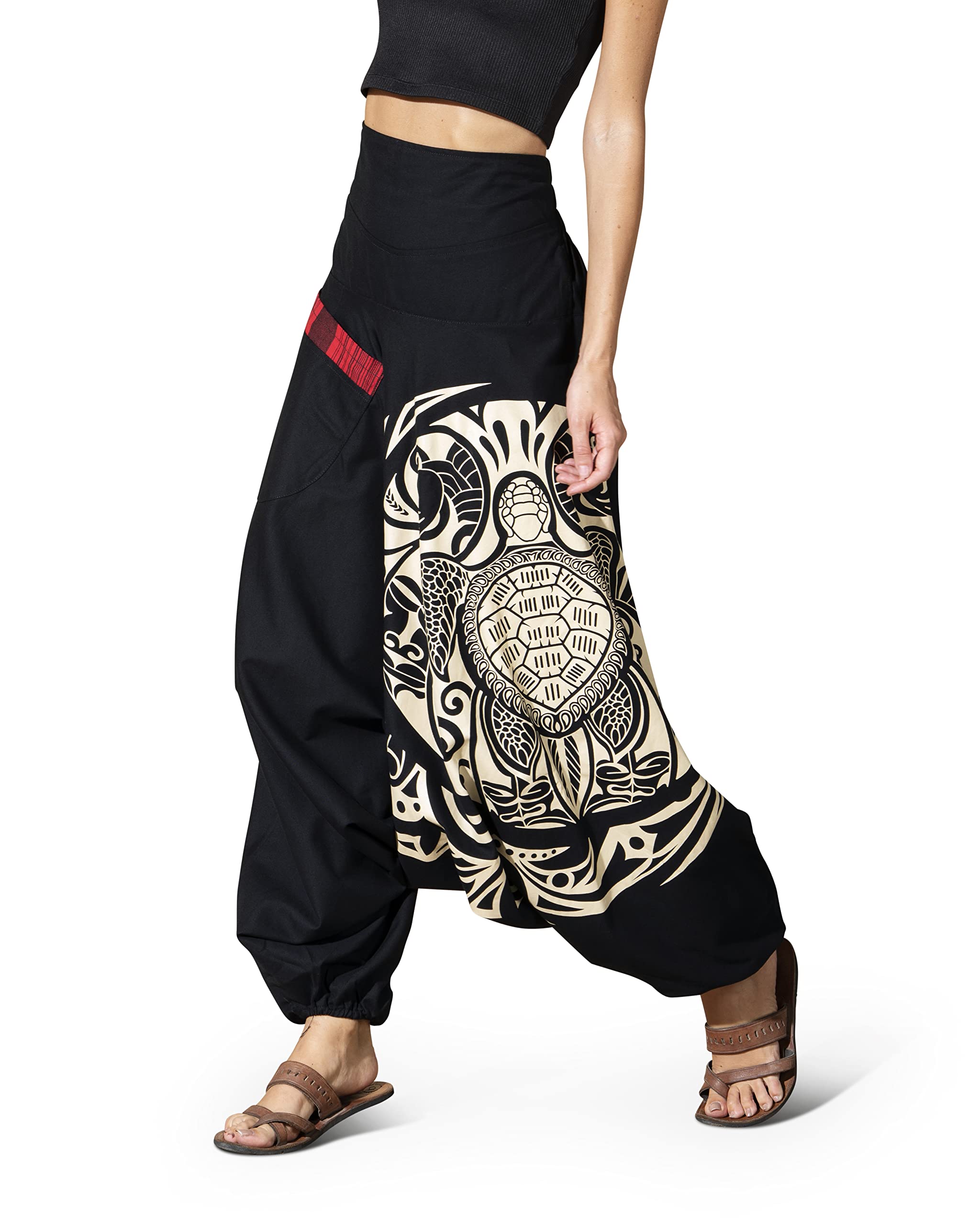 Printed Summer Harem Pants
