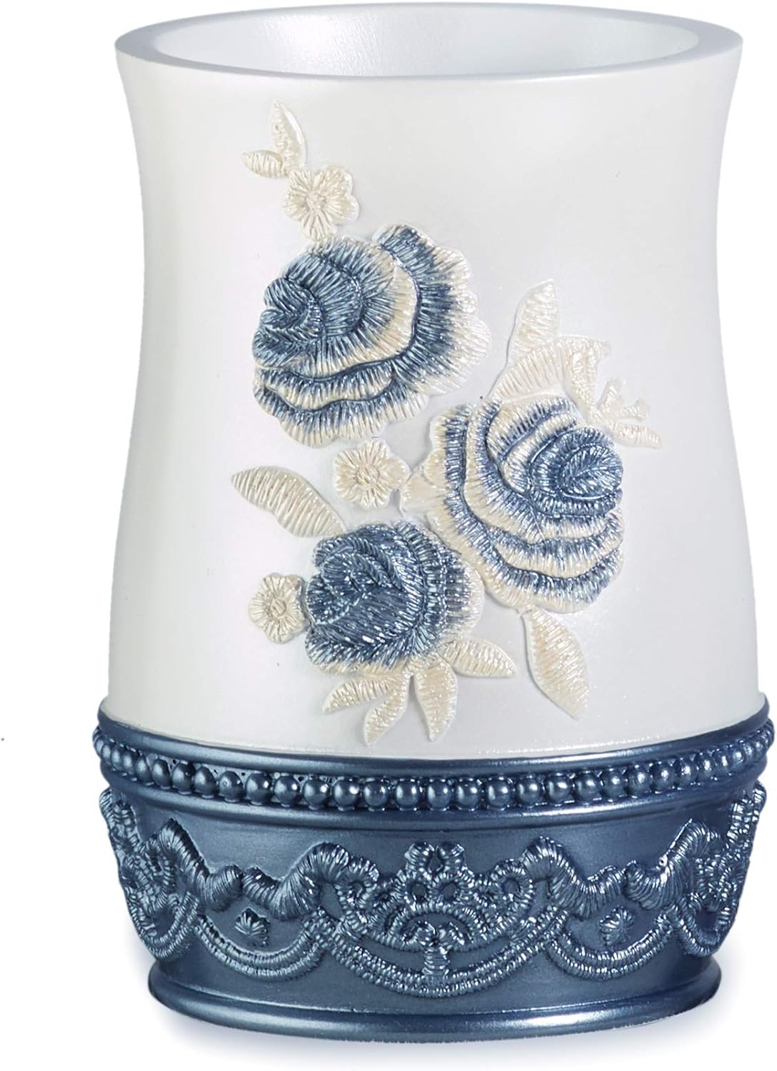 Popular Bath Blossom Rose, Tumbler, Blue