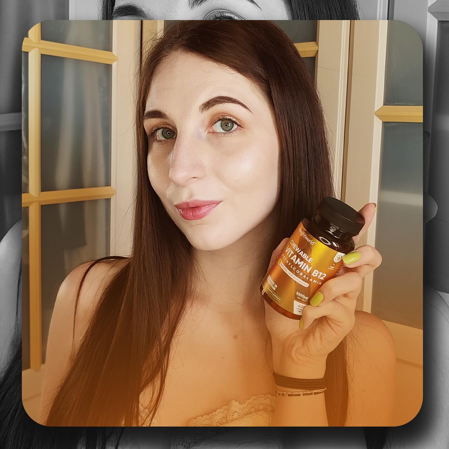 Vitamine B12 Methylcobalamin 1000 mcg Vegan Comprimés à Croquer - 400 Micro-Comprimés de Vitamine B12 Methylcobalamine, Goût Citron, 1 An d'Approvisionnement, sans OGM, sans Gluten