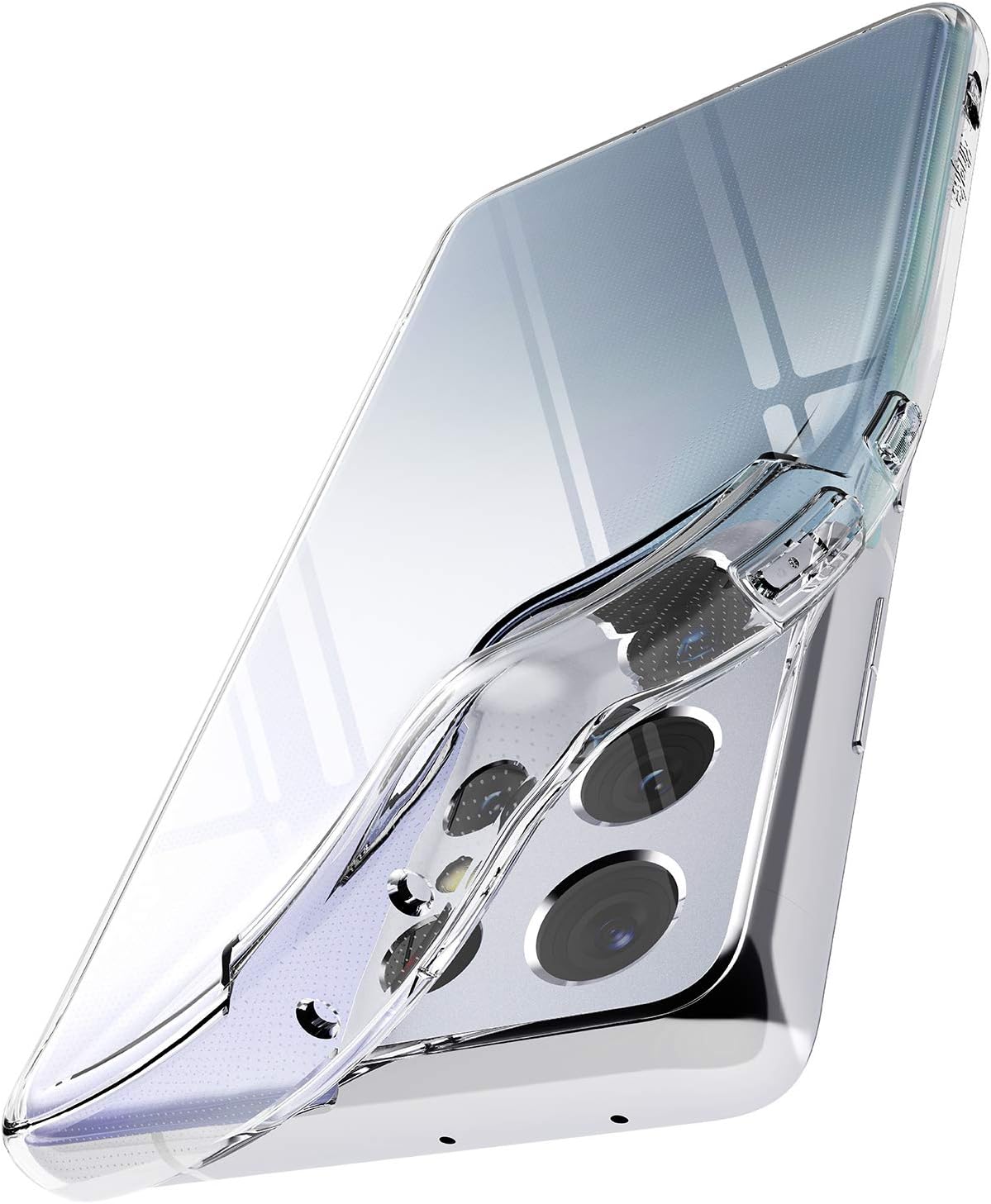 Ringke Air Phone Case Designed for Samsung Galaxy S21 Ultra Clear Full Flexible TPU Cover Accessory - Transparent