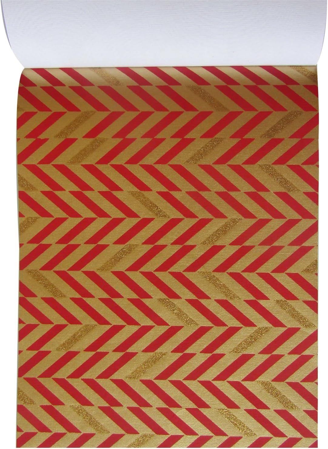 Paperhues Golden Aura Handmade Scrapbook Paper 8.5x11" Pad, 36 Sheets (2 sheets each of 18 styles)