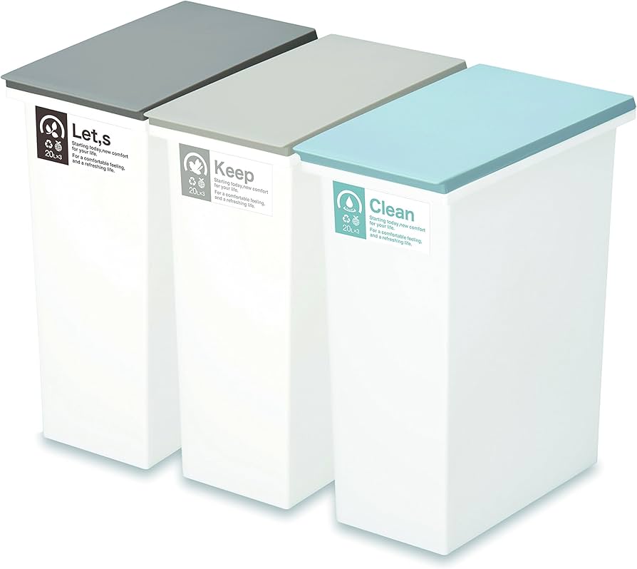 Amazon｜新輝合成 トンボ ネオカラー ゴミ箱 カラーで分別