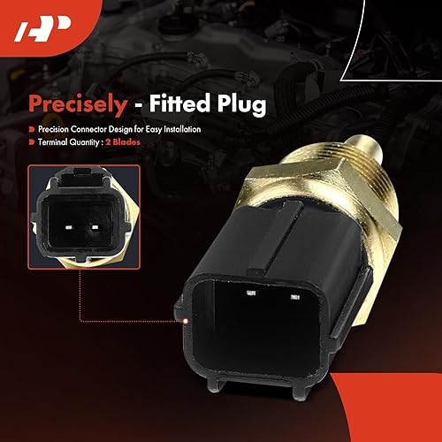 Miniatura 4 de A-Premium Sensor de temperatura del refrigerante del motor compatible con Chrysler Sebring Dodge Stratus Hyundai Sonata Mitsubishi Eclipse Galant