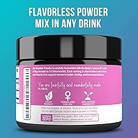 Vista 3 de Suplemento de inositol premium Myo-inositol y D-Chiro Inositol en polvo más folato y vitamina D Relación ideal 401 Equilibrio hormonal y apoyo