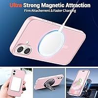 Vista 176 de SUPFINE - Funda magnética para iPhone 13 Pro Max (compatible con MagSafe), (protección contra caídas de grado militar de 10 pies), delgada, Negro