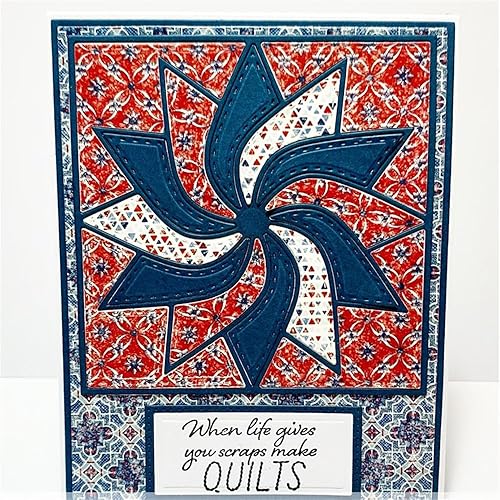 Miniatura 10 de DzIxY Casas Inglés Troqueles de corte de metal para kit de fabricación de tarjetas, troquelados de papel en relieve, plantillas para máquina de