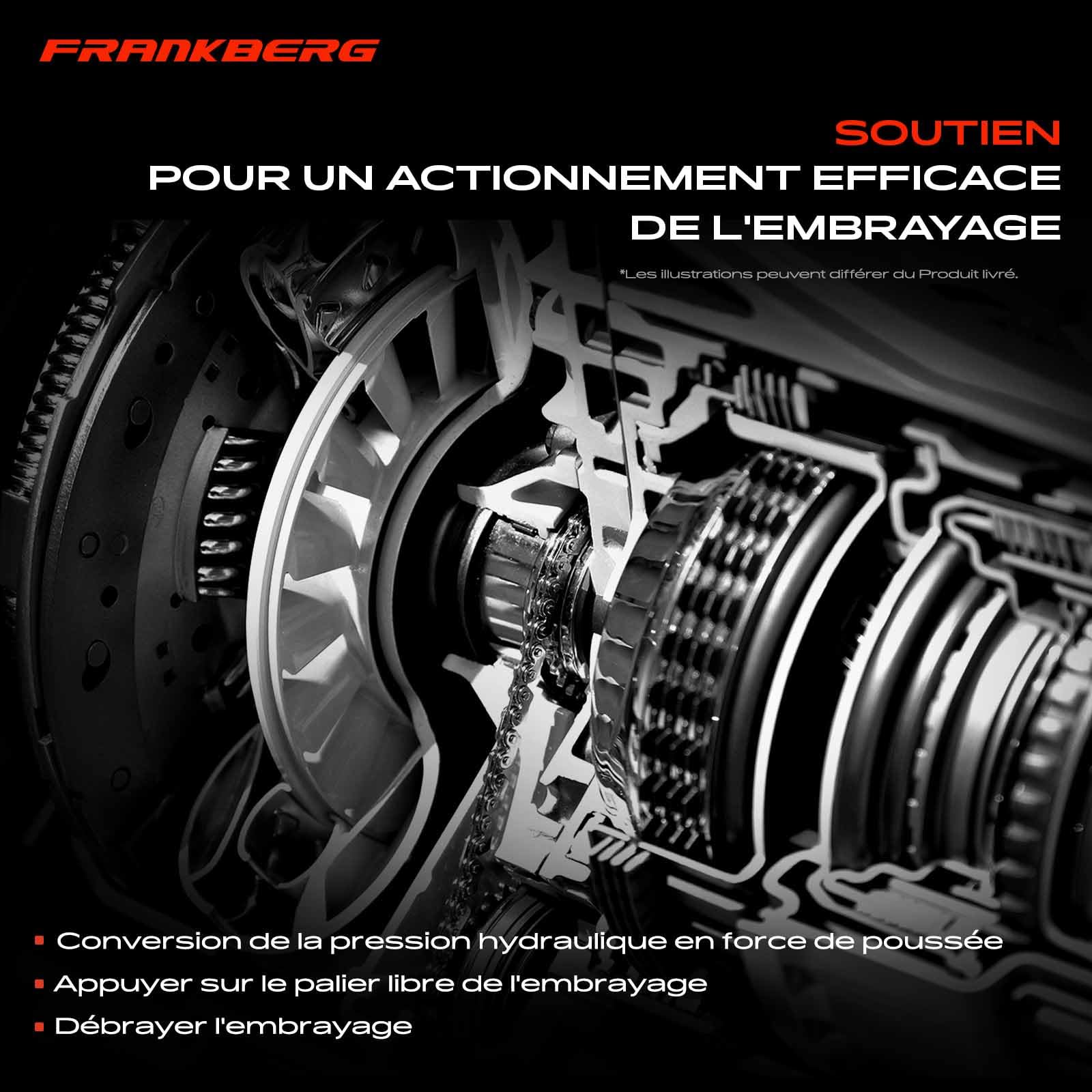 Frankberg Palier de débrayage central UUB100193 | Compatible avec: ,T.r.a.n.s.p.o.r.t.e.r IV Fourgon 70A 70H 7DA 7DH ,T.r.a.n.s.p.o.r.t.e.r IV