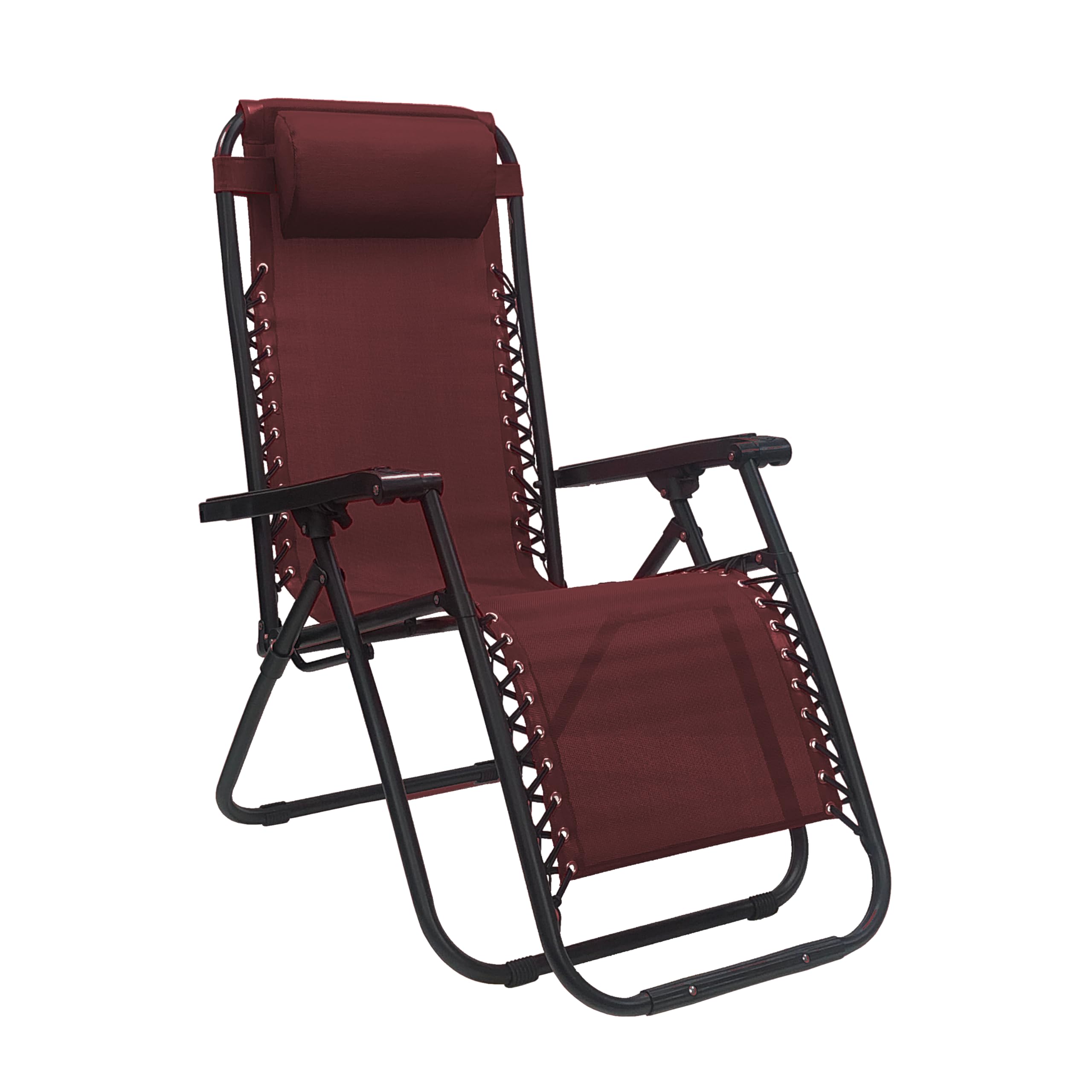 Sdraio Gravity Zero BAKAJI - Poltrona Pieghevole Da Giardino Con Vassoio, Tessuto Texilene Traspirante - Acciaio Verniciato - Foto 10