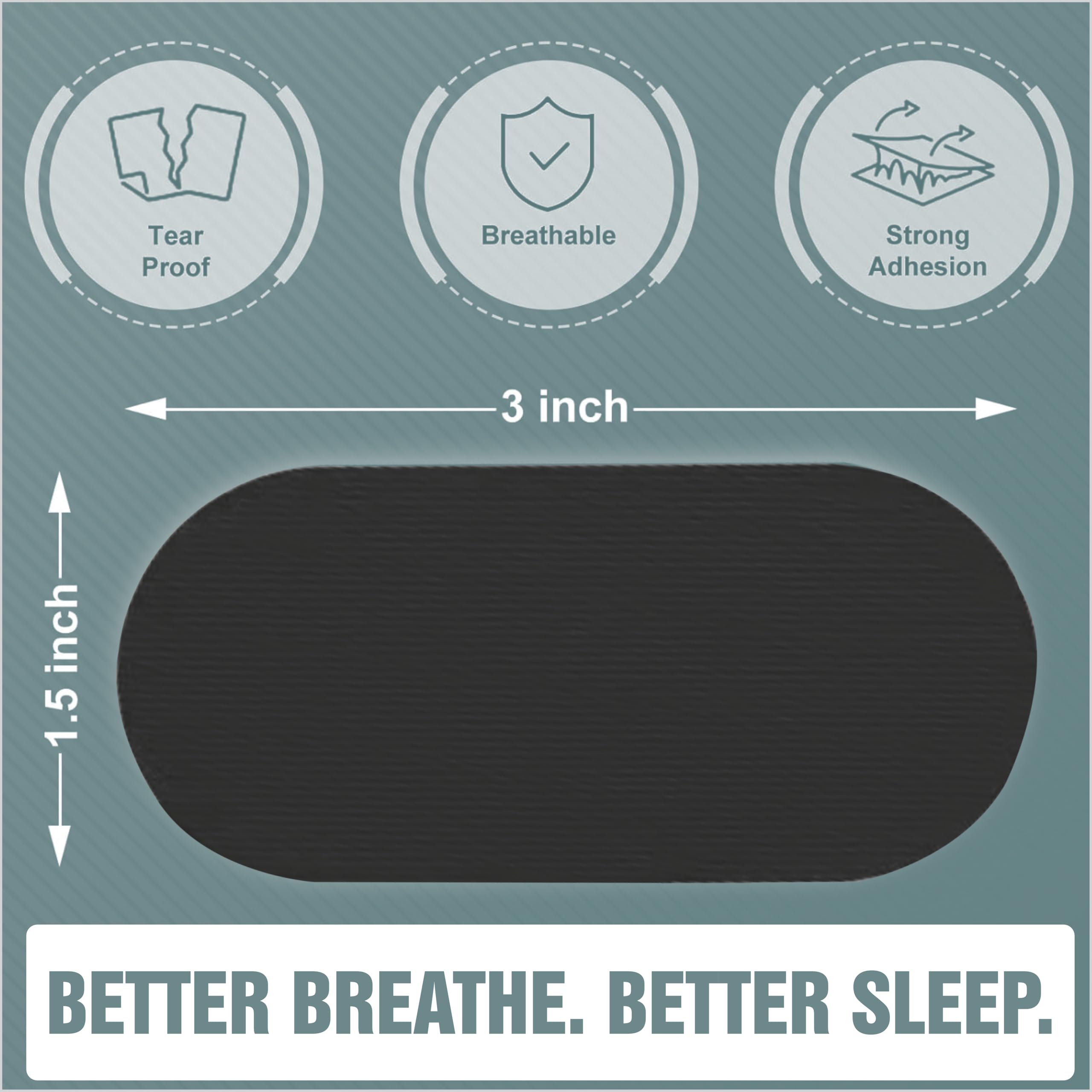 COZY Nose - Mouth Tape for Better Sleep, Snoring Relief & Nasal Breathing | Hypoallergenic Skin-Friendly Adhesive | Comfortable Mouth Strips for Dry Mouth Prevention, Travel & Workout | 30 Pcs 2