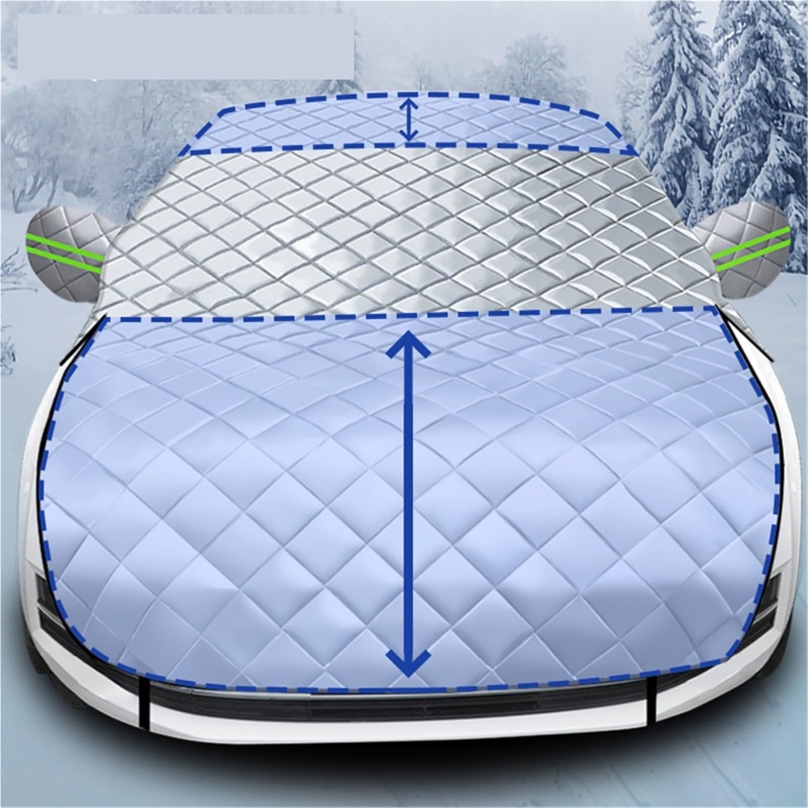 Osłony szyby przedniej Pokrowce samochodowe Osłona przed gradem Pół osłona ochronna Markiza zewnętrzna przeciwsłoneczna Ochrona Mata Antyszronowa(3 Layers CAR Thin)