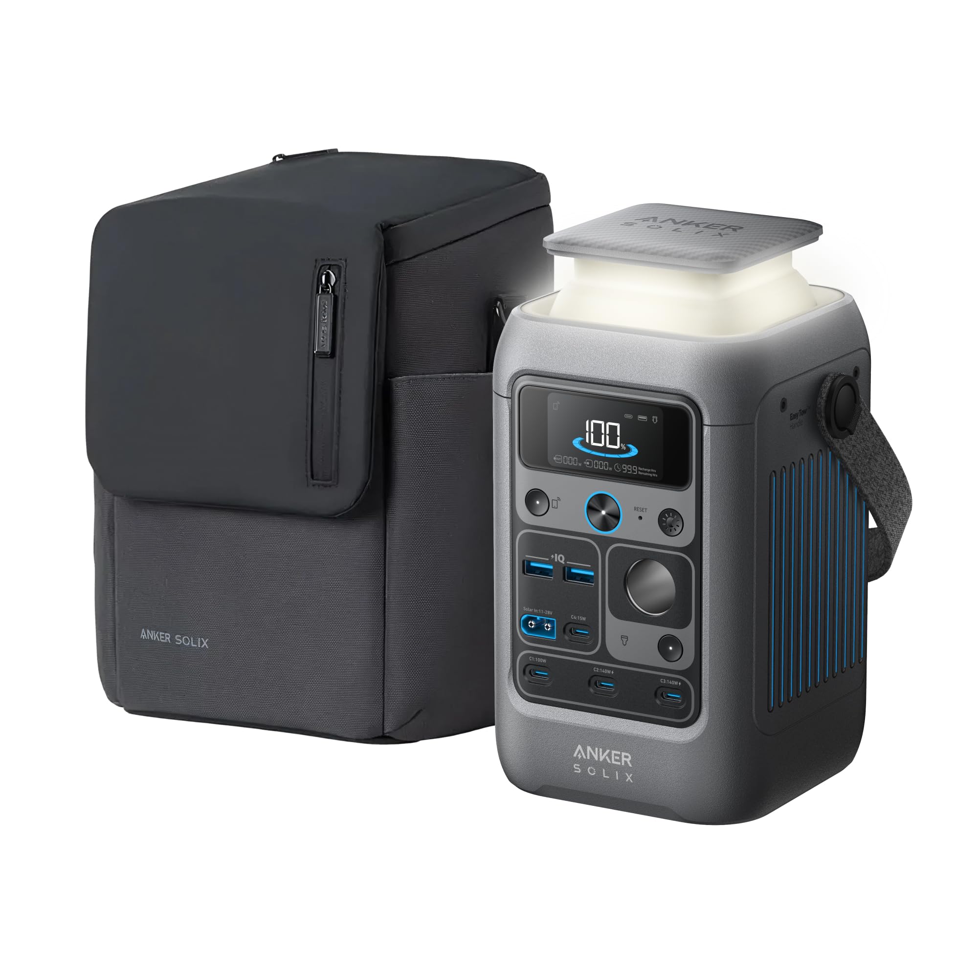 Anker SOLIX C300 DC Powerstation + Protective Cover, 288Wh LiFePO4