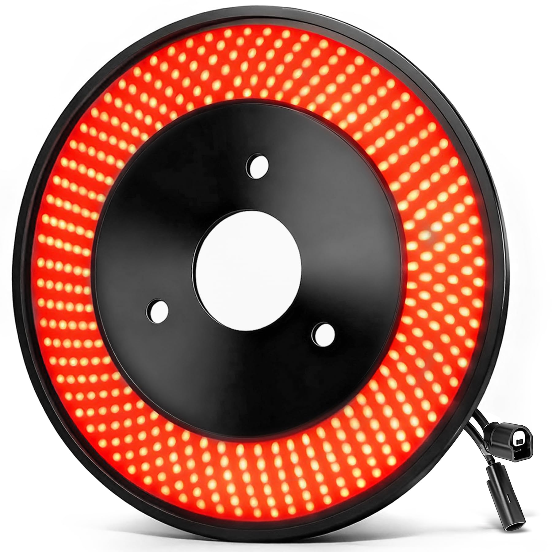 OFFROAD GAMERS Bronco Spare Tire Brake Light for Ford Bronco 2021 2022 2023 2024 2/4 Doors Third Brake Light Plug & Play 3-Side Wheel Light LED Ring