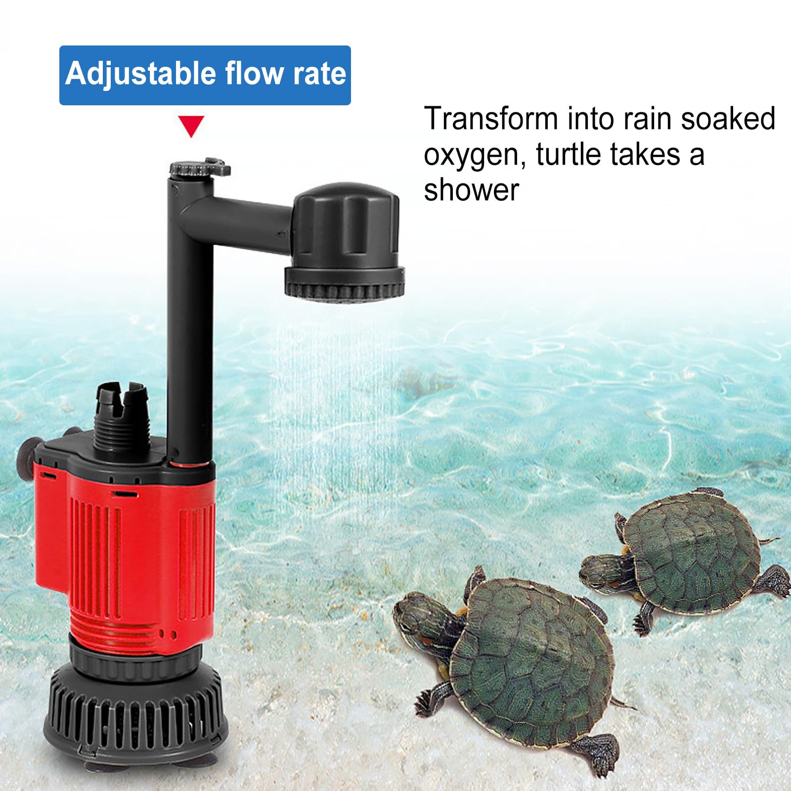 Aquarium Sauger, Aquarium Elektrisch Sand Kies Reiniger, Multifunktioneller Elektrischer Aquarium-Wasserwechsler, Mulmsauger für Wasserwechsel, Sandwaschen, Filterung und Wasserumwälzung