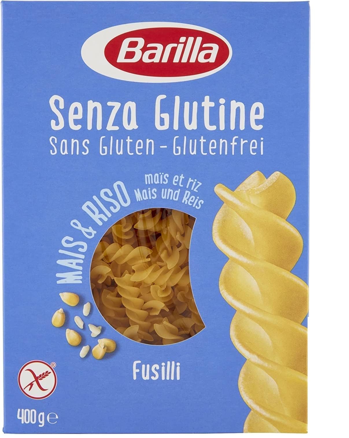 Italian Gourmet Bundle Glutenfreie Fusilli 20x 400g + Italian Gourmet Polpa Gratis – Pasta Senza Glutine aus Mais & Reis, italienische Fusilli für Pasta, Salat & Auflauf, Vorrat 8kg