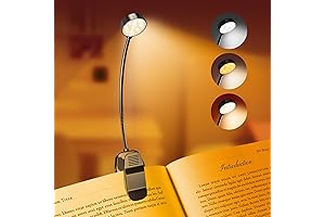 Upgraded Clip-on Reading Light: Eye-Caring Illumination for Nighttime Reading
