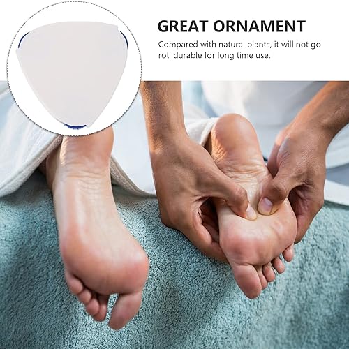 Miniatura 5 de DOITOOL 3 unids prueba de neuropatía del pie monofilamentos triángulo diabetes prueba monofilamentos diabetes nervio piel lápiz para diabetes blanco