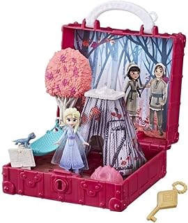 Frozen Hasbro Pop Adventures Enchanted Forest Set Pop-Up Playset with Handle,Including Elsa Doll,Toy Inspired 2 Movie