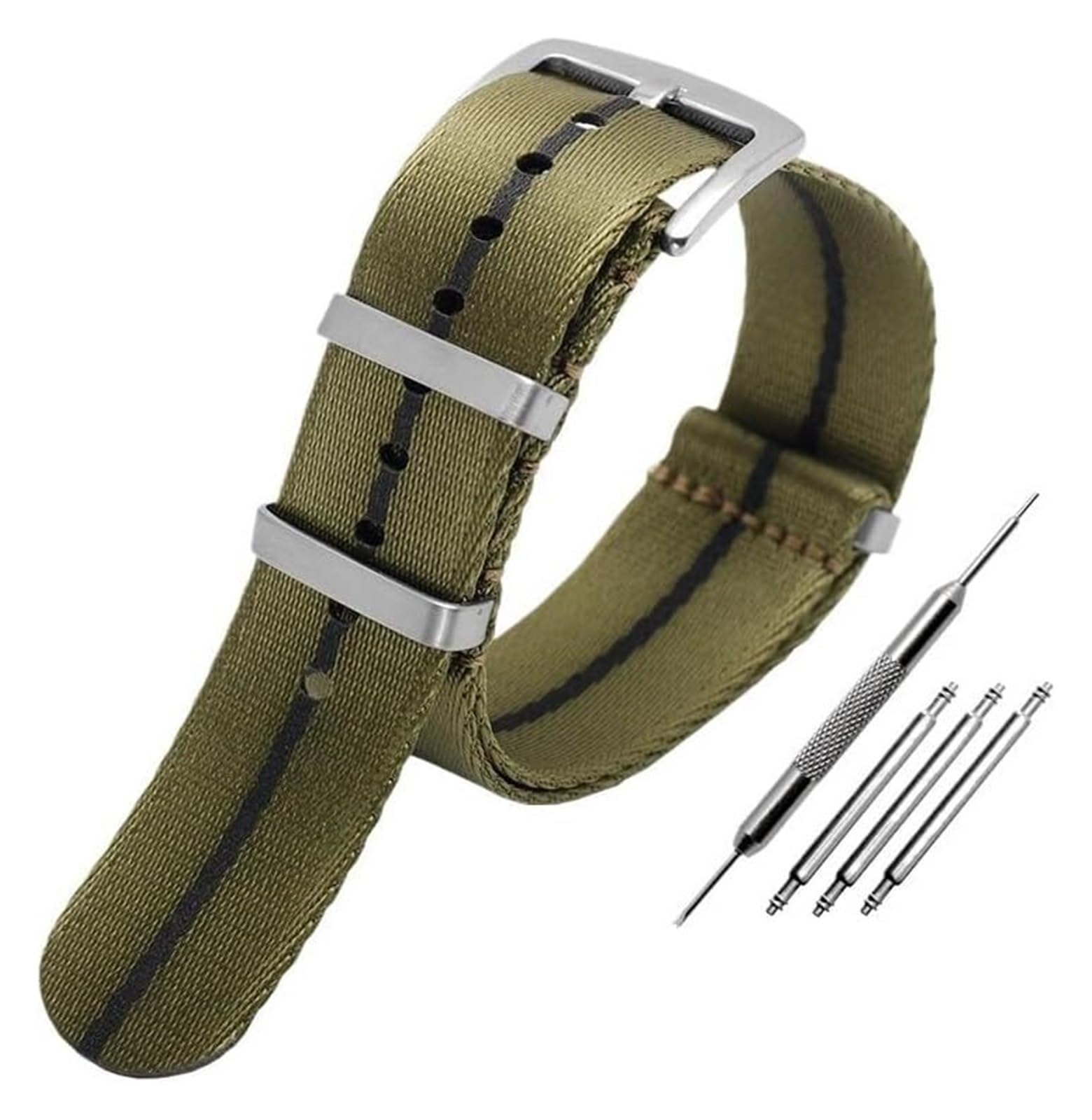 Bracelet de montre en nylon tissé, Bracelet de montre en toile de Nylon bracelet universel bracelet doux et respirant 20mm 22mm bracelet de montre de remplacement bracelet de montre en nylon