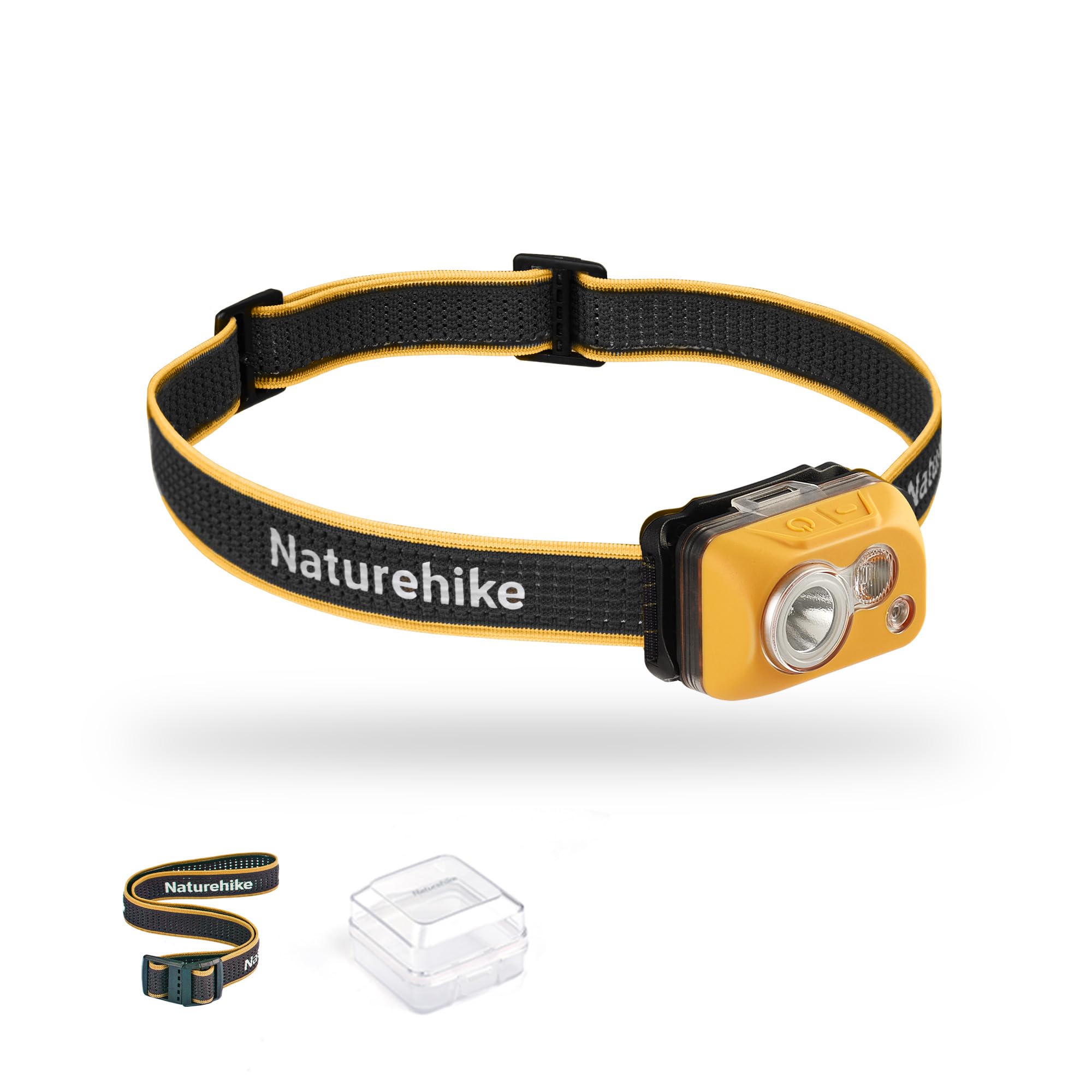 Naturehike Led Charging Headlamp Led Headlamp 200 Lumens 45° Adjustable Ip65 Waterproof Lightweight Rechargeable Headlamp Super Bright Led Headlamps for Running Fishing Camping Climbing