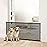 Dog Gate Indoor Pet Gates for Stairs: Dogs Screen Mesh Gate for The House Magic Gate for Kitchen Doorways Hallway Stairways Porch Yard 30 inch Tall, 60 inch Wide