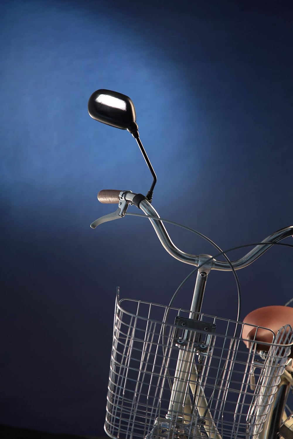 川住 Edison Cycle Mirror Right for KW – 55 Black