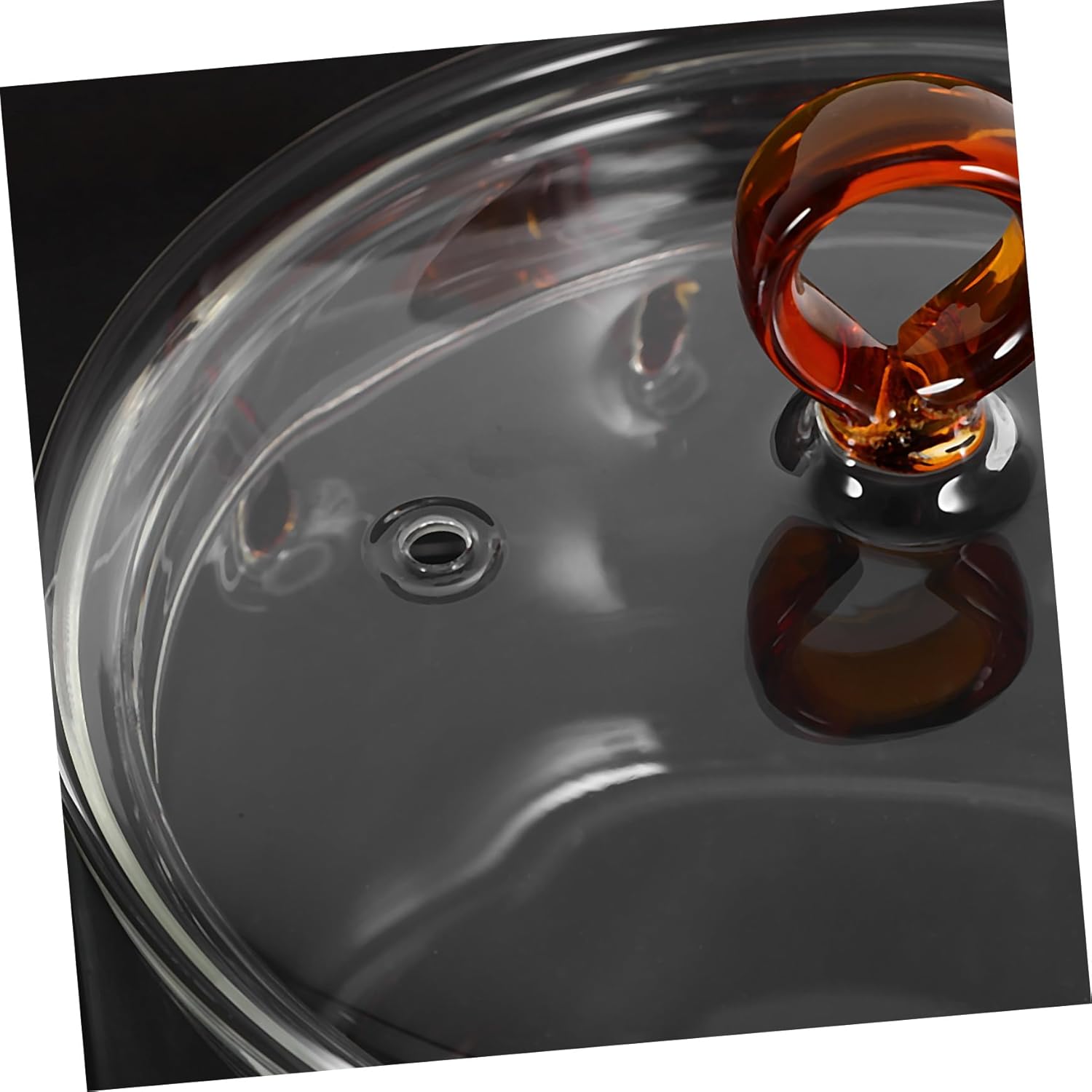 Luxshiny High Borosilicate Glass Stockpot with Lid Double Handle Stew Pot for Noodles Soup Food and Vegetables Multi Use Cooking Pot for Kitchen Suitable for Open Flame and Electric Stove