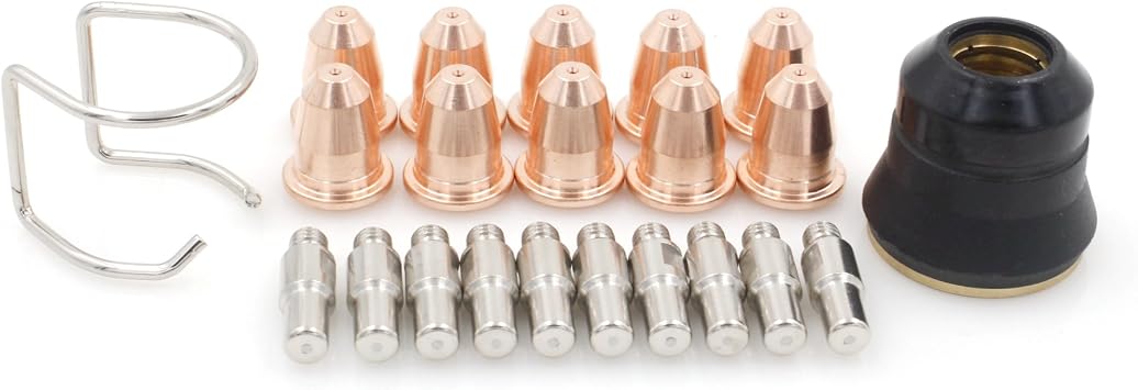 S45 S25 Plasma cutting torch consumables fits trafimet PD0116 PR0110 PKG 22pcs