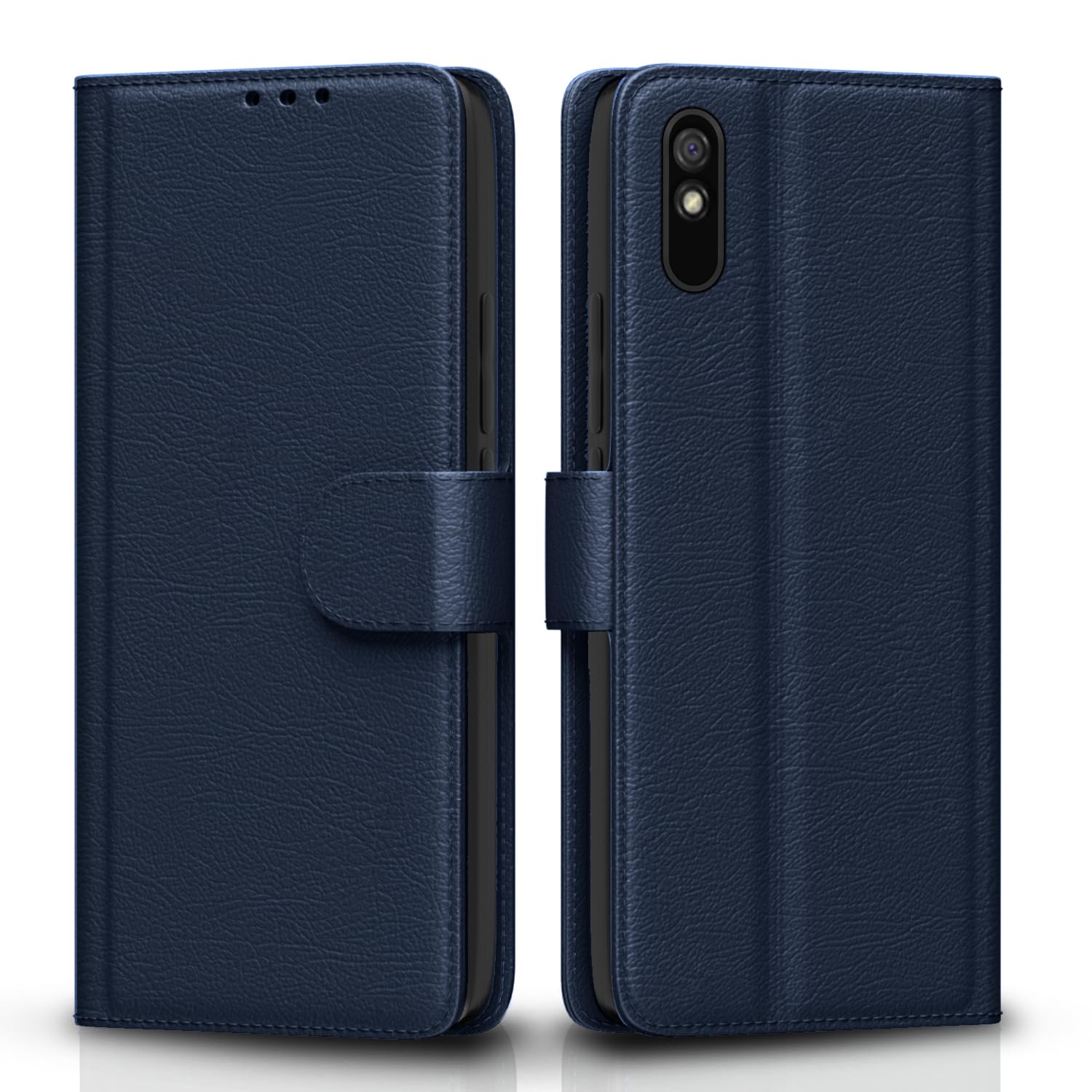 小物 meeeeq Pikkme Flip Cover Leather Finish | Inside TPU with Card Pockets