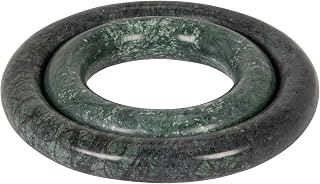 Creative Co-Op Green Marble Trivets, Set of 2